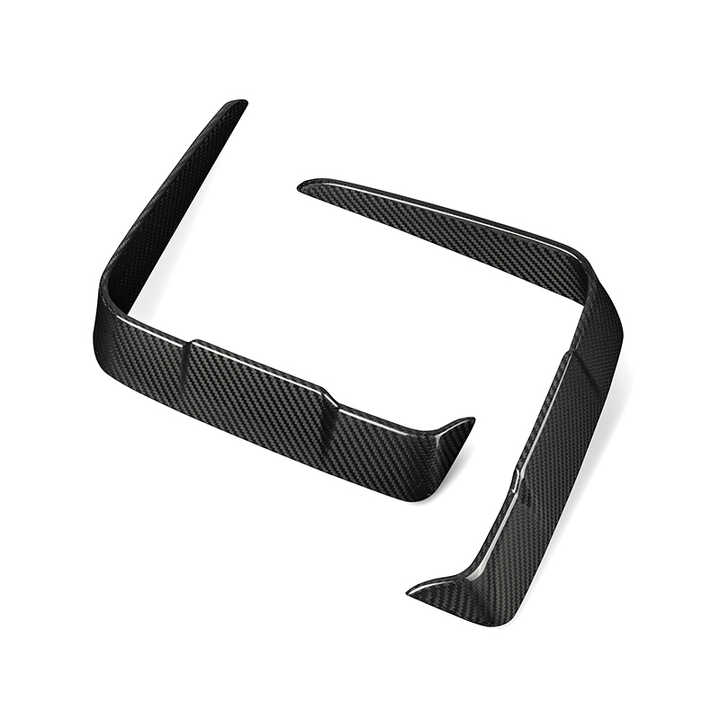 BMW 4 Series G22 G23 Pre-Preg Dry Carbon Fibre Front Bumper Inserts By OPTIC (2020+)