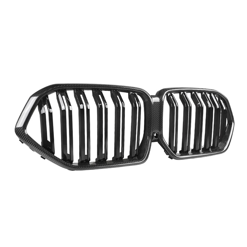 BMW X6 & X6M G06 F96 Carbon Fibre Double Slat Front Grills (2019-2022)