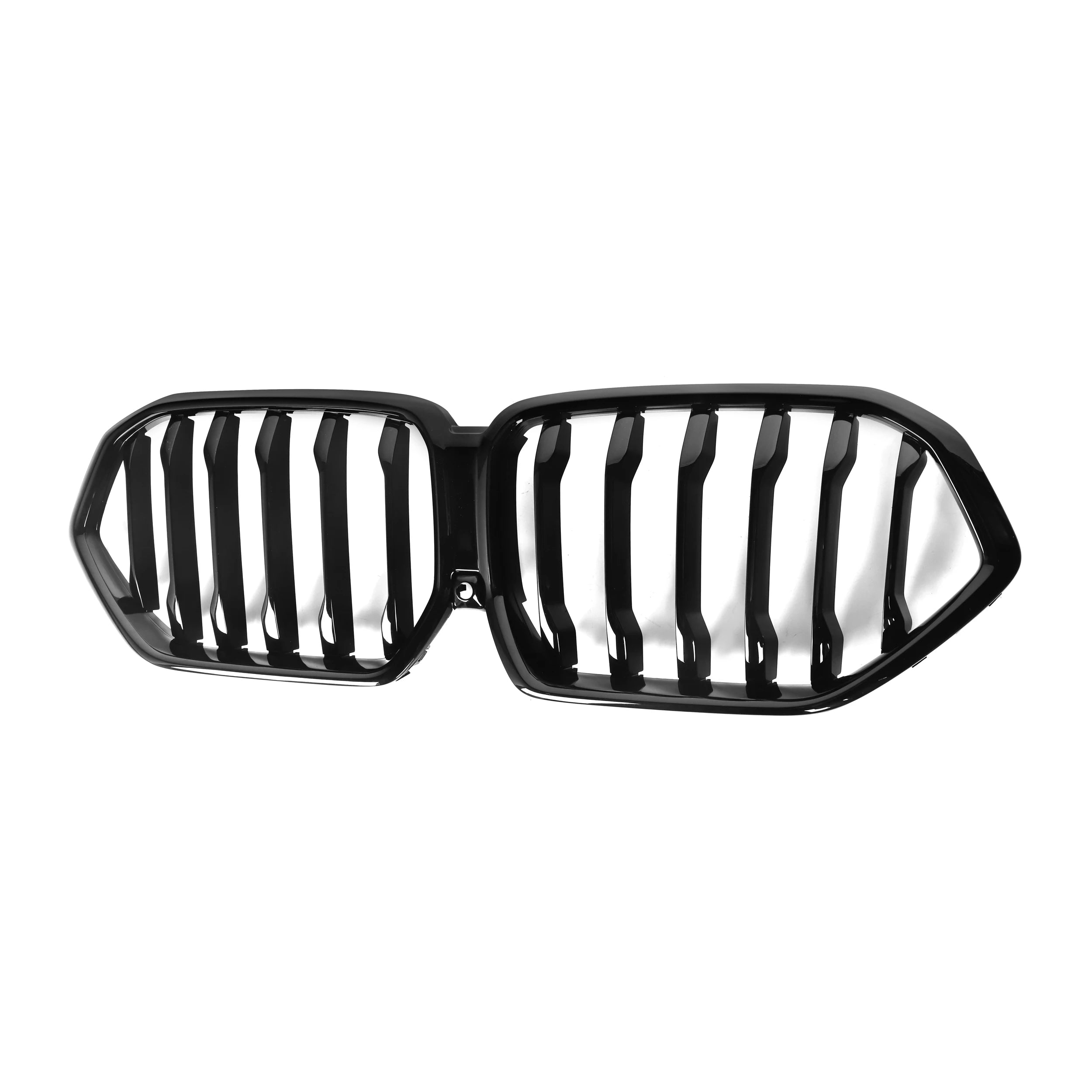BMW X6 & X6M G06 F96 LCI Gloss Black Single Slat Front Grills (2023+)