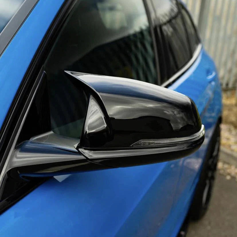 BMW 1/2 Series F40/F44/G29/J29 M-Style Gloss Black Mirror Covers (2019+)