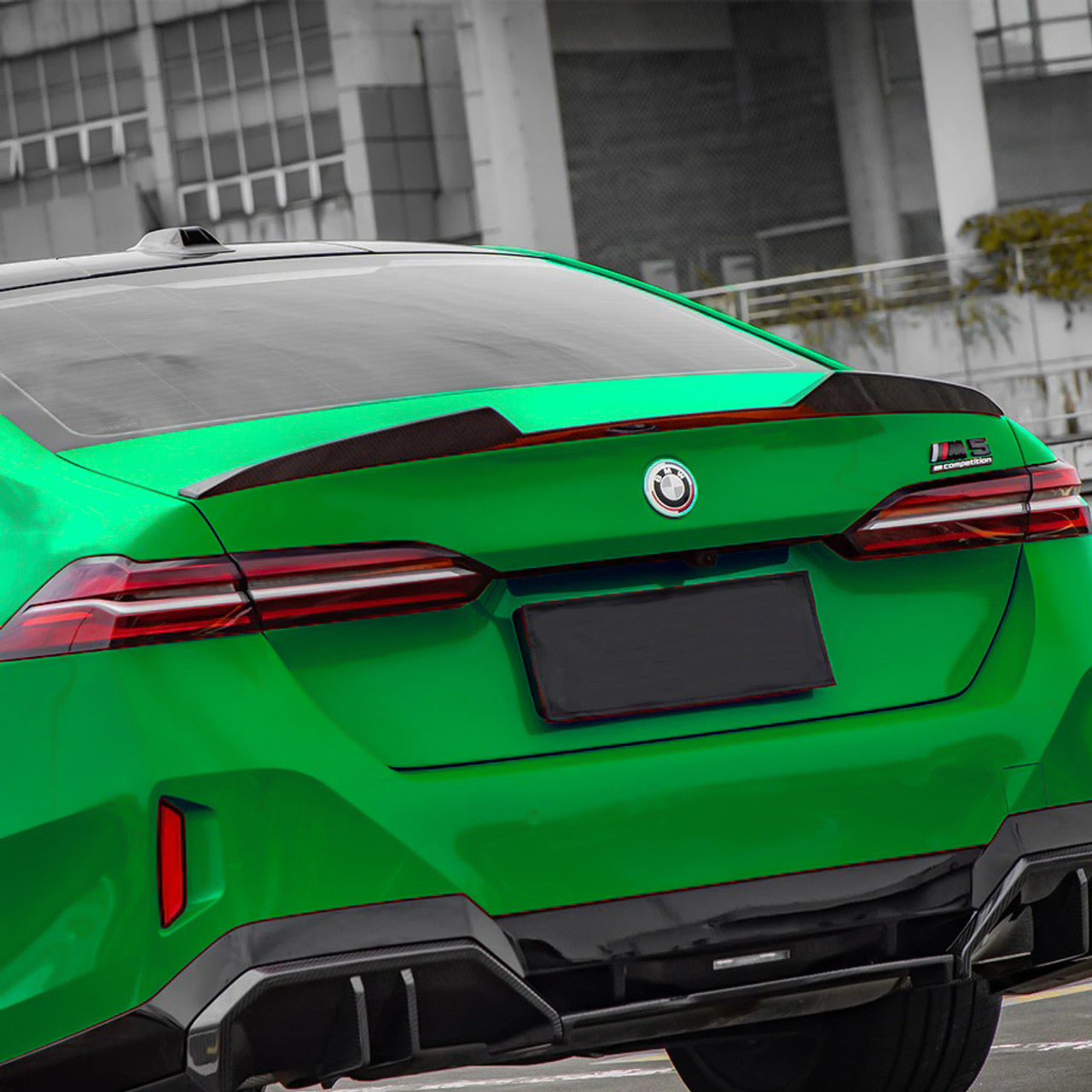 BMW 5 Series G60 G61 & M5 G90 G99 Pre-Preg Dry Carbon Fibre Ducktail Rear Spoiler By OPTIC (2024+)