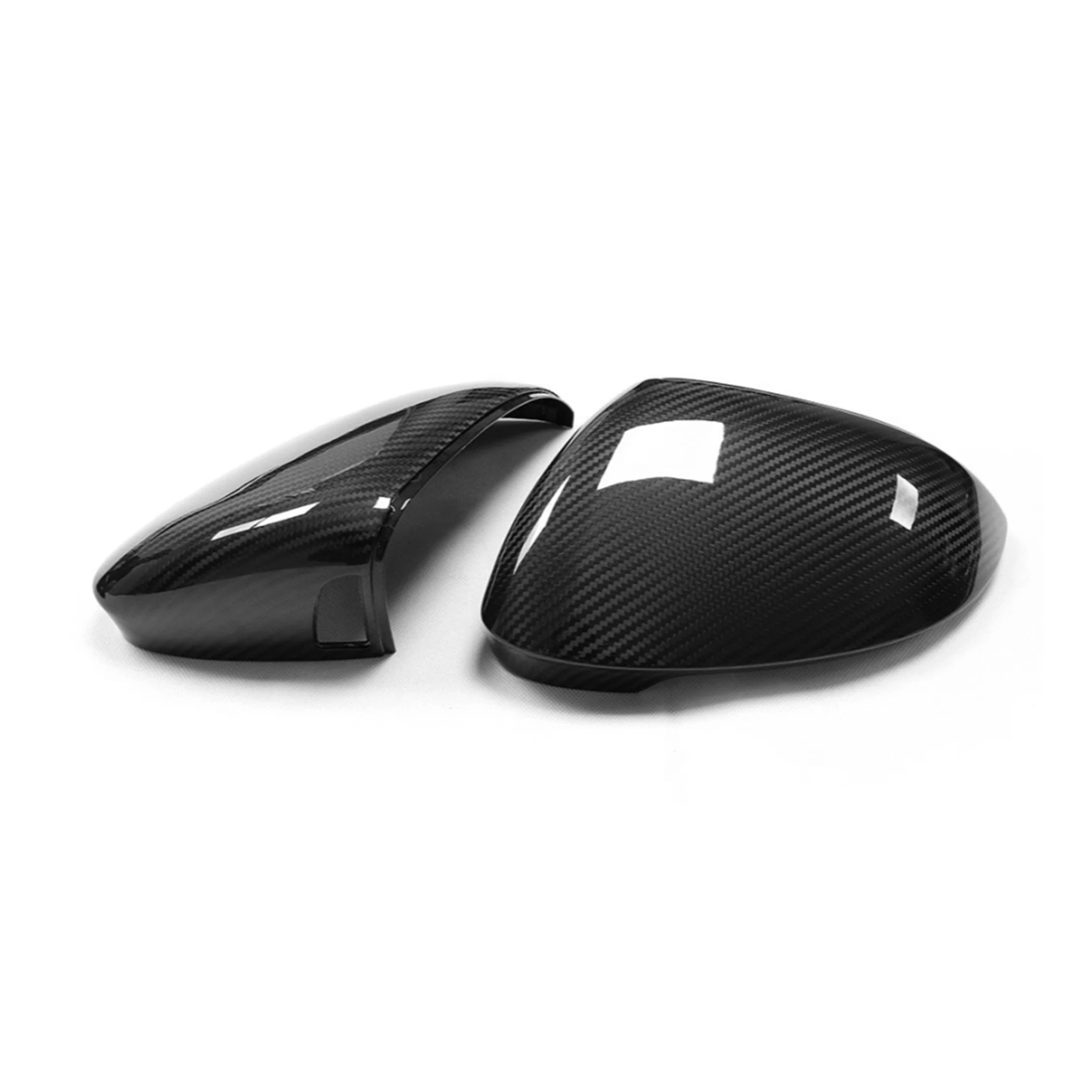 Vw Golf MK8 Pre-Preg Dry Carbon Fibre Wing Mirror Covers By OPTIC (2019+)