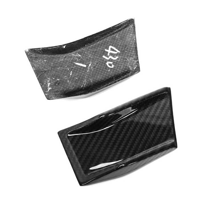 BMW 4 Series G22 G23 Pre-Preg Dry Carbon Fibre Front Fog Light Covers By OPTIC (2020+)