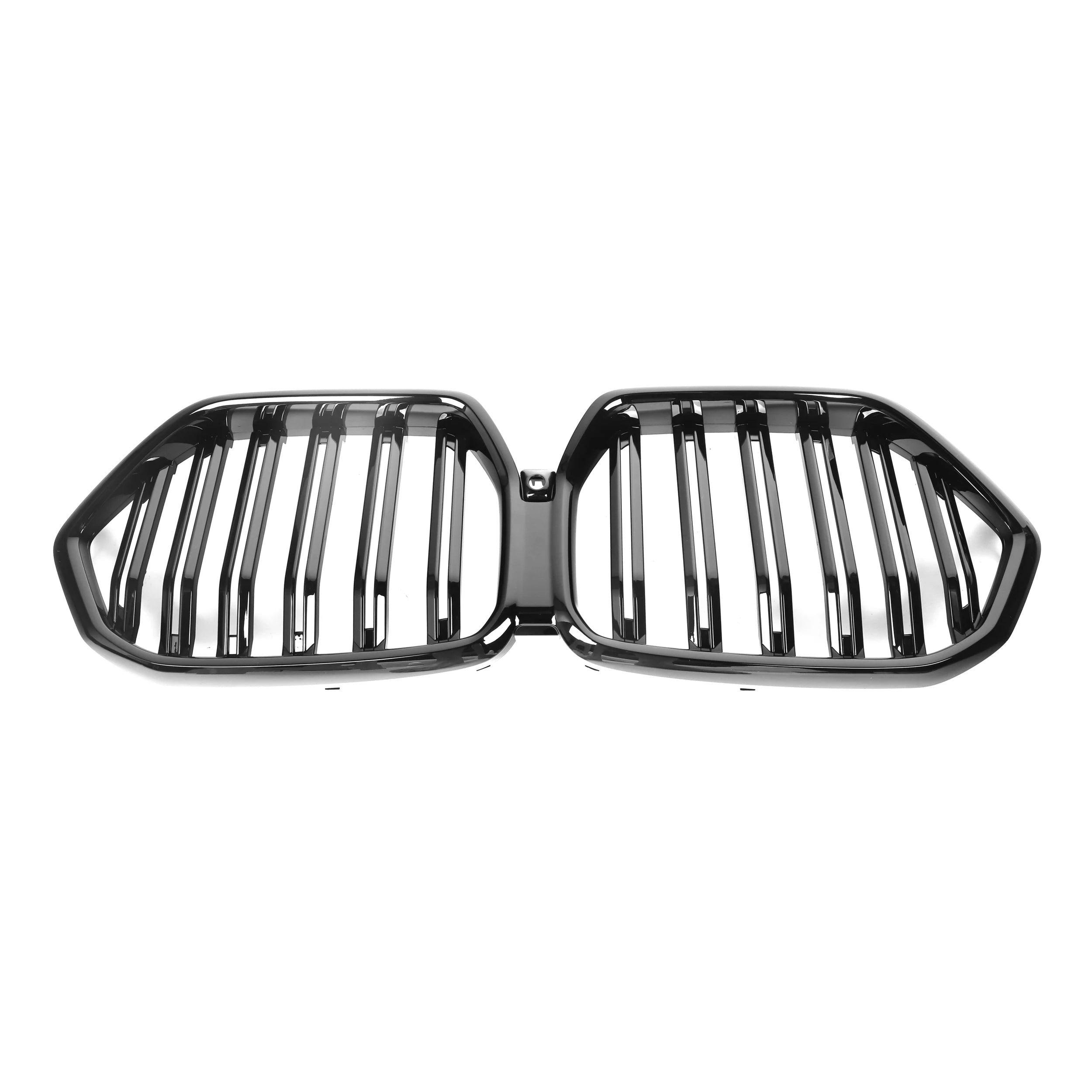 BMW X6 & X6M G06 F96 LCI Gloss Black Double Slat Front Grills (2023+)