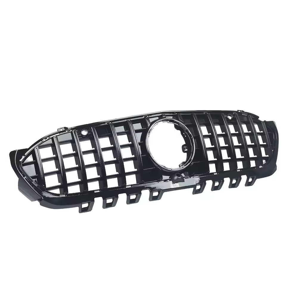 Mercedes A-Class W177 Gloss Black Panamericana GT Style Grill (2018-2022)