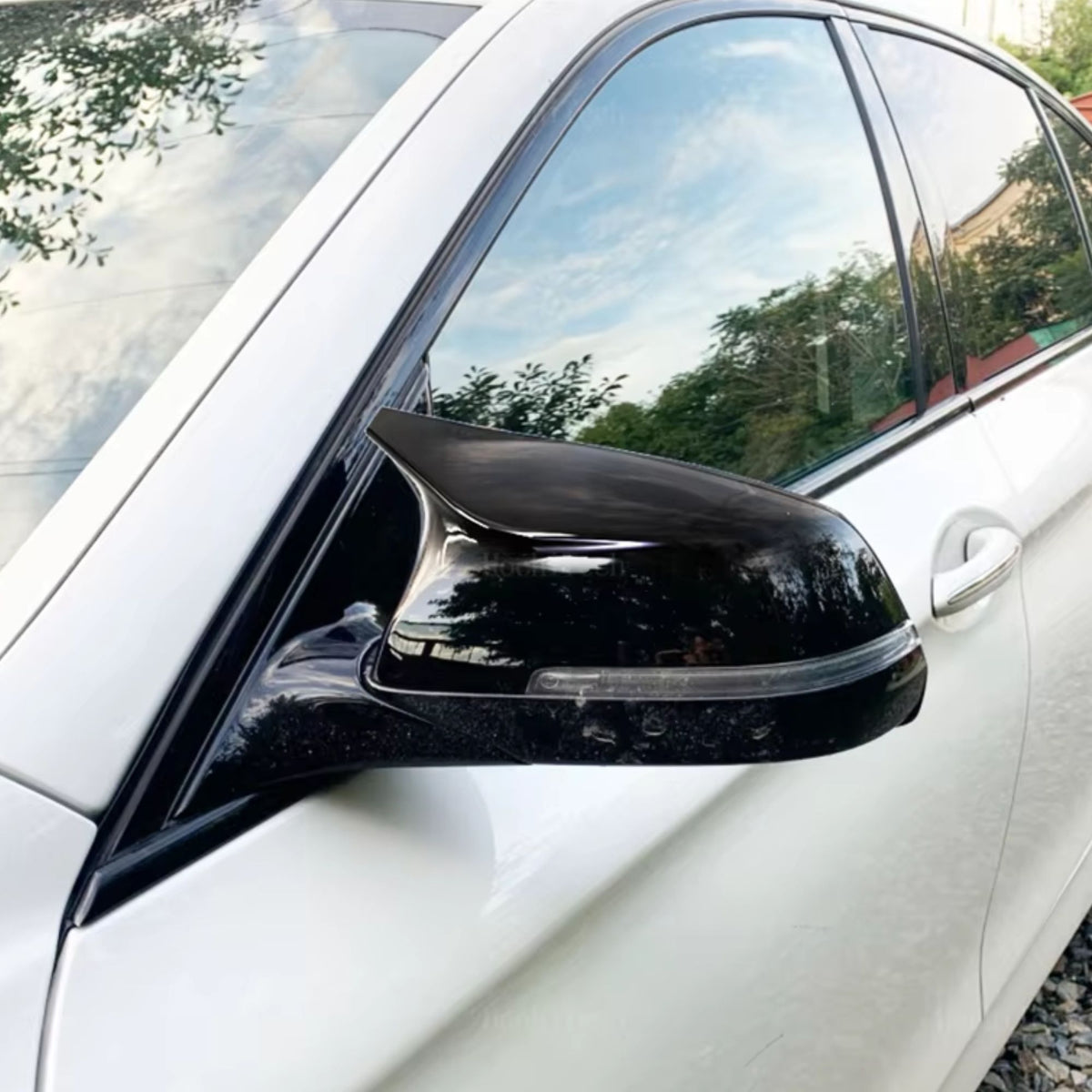 BMW 5/6/7 Series LCI F01/F02/F07/F10/F11 Gloss Black Mirror Covers (2014-2017)