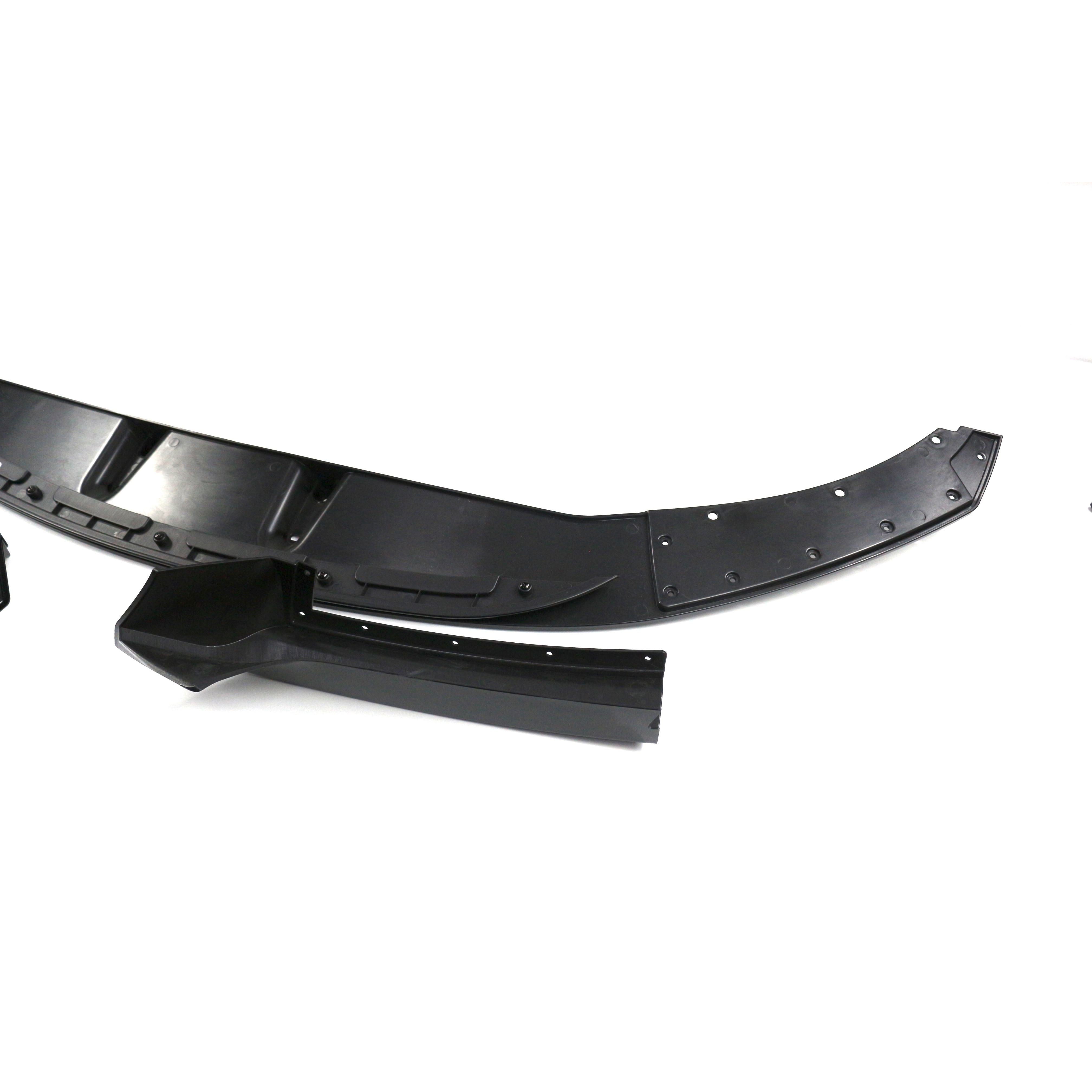 BMW 2 Series F22 F23 MP Style Gloss Black Front Lip Splitter (2014-2020)