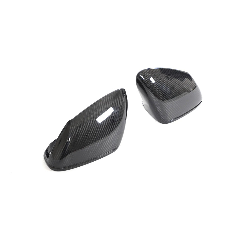 Porsche Taycan 9J1 Pre-Preg Dry Carbon Fibre Mirror Covers (2019-2021) By OPTIC