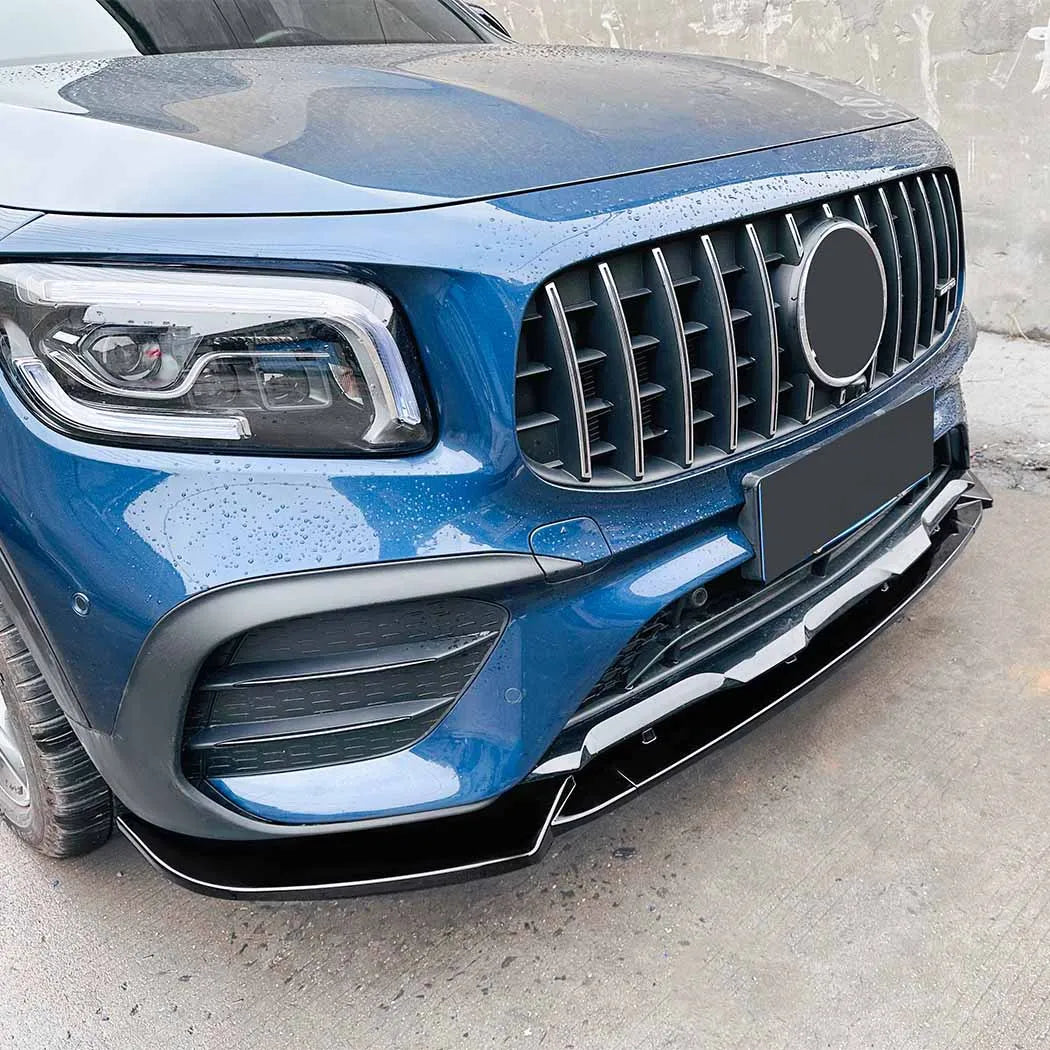 Mercedes GLA X247 Gloss Black Front Lip Splitter V2 (2020-2023)