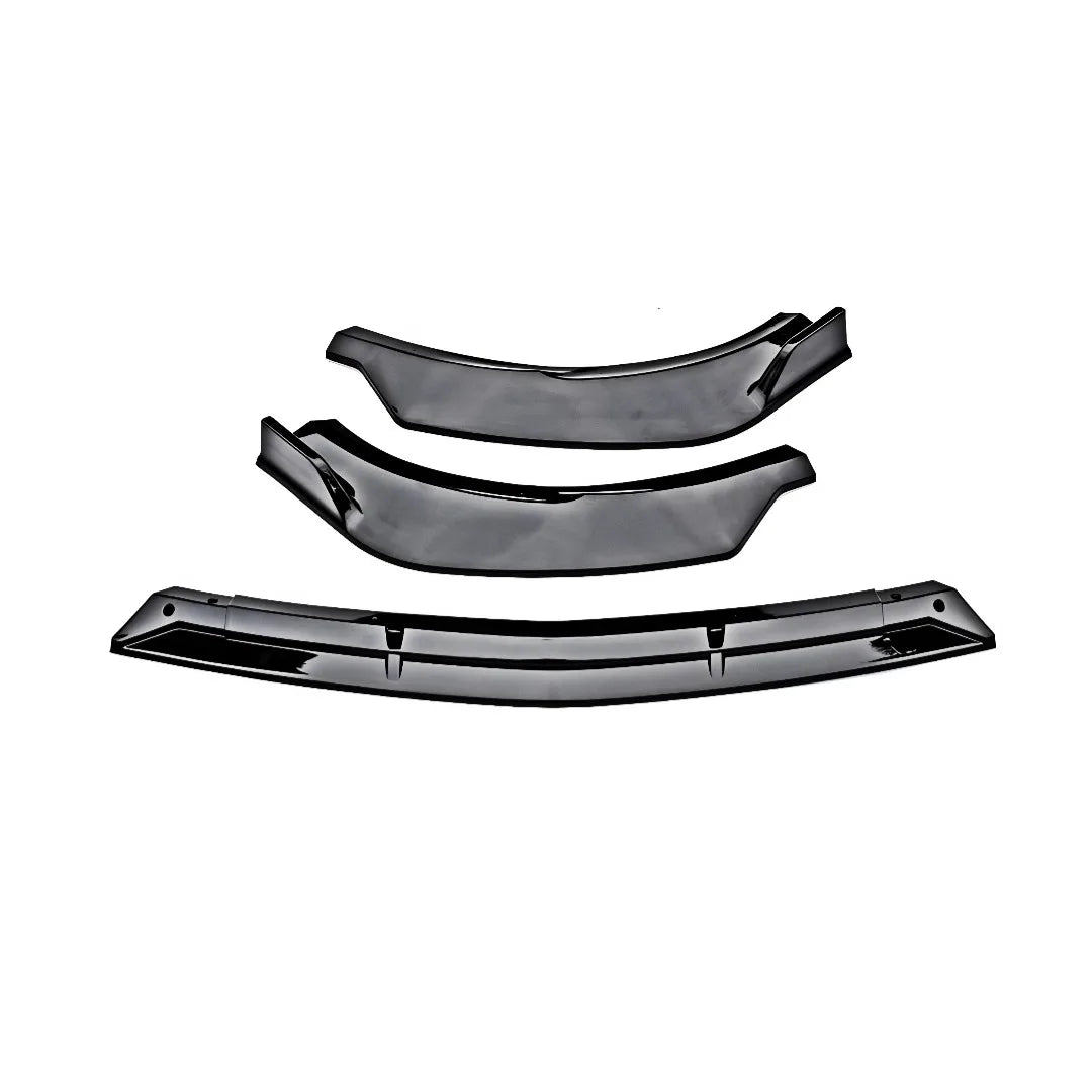 Mercedes E-Class W213 4 Door AMG Style Gloss Black Front Lip Splitter (2021-2023)