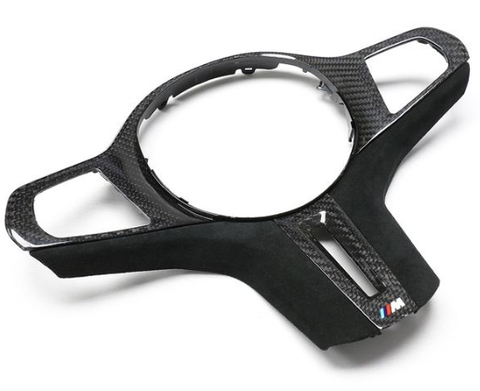 BMW 2, 3, 4, Series G42, G20, G21, G22 Carbon Fibre Steering Wheel Trim (2019+)