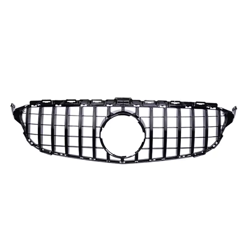 Mercedes C-Class W205/C205 Gloss Black Panamericana GT Style Grill (2014-2018)