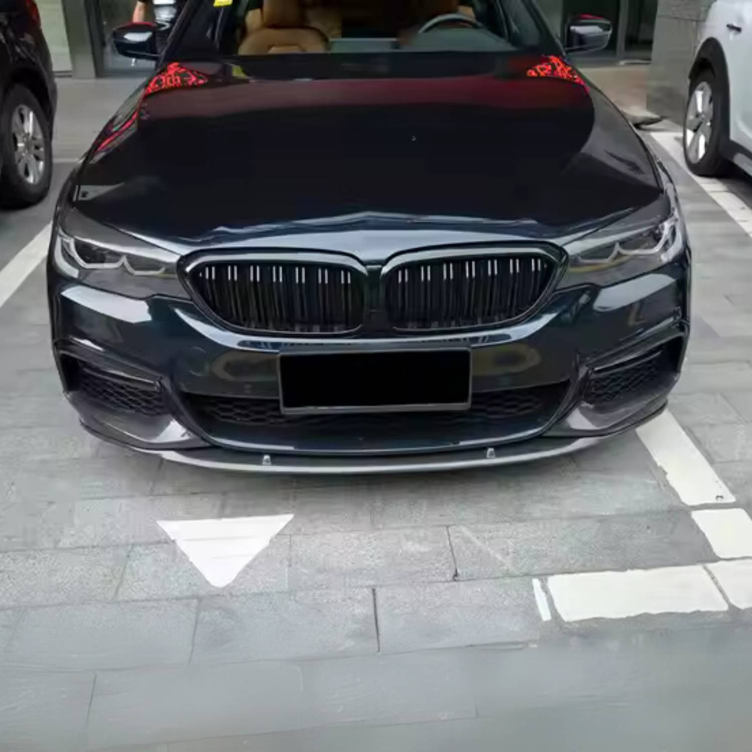 BMW 5 Series G30 M-Sport Carbon Fibre Mp Style Front Lip Splitter (2017-2020)