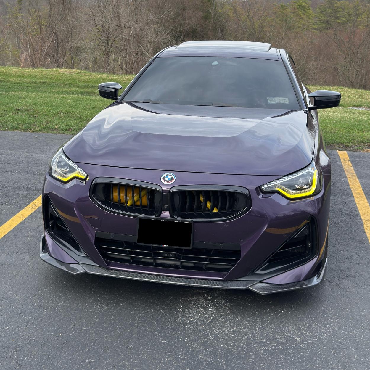 BMW 2 Series G42 Carbon Fibre MP Style Front Lip Splitter (2021+)