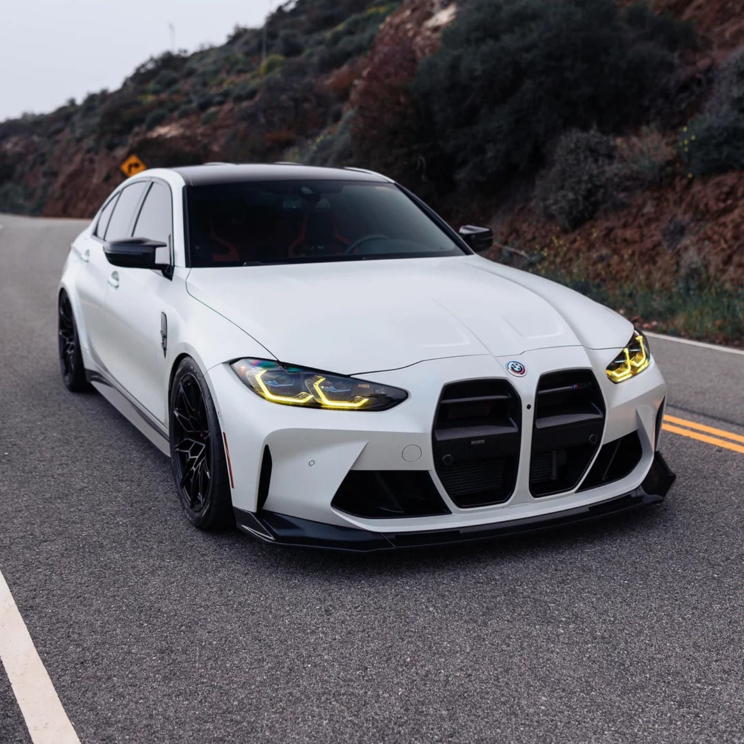 CSL Style Yellow DRL LED Lights Module Set For BMW M3 G80/G81 & M4 G82/G83