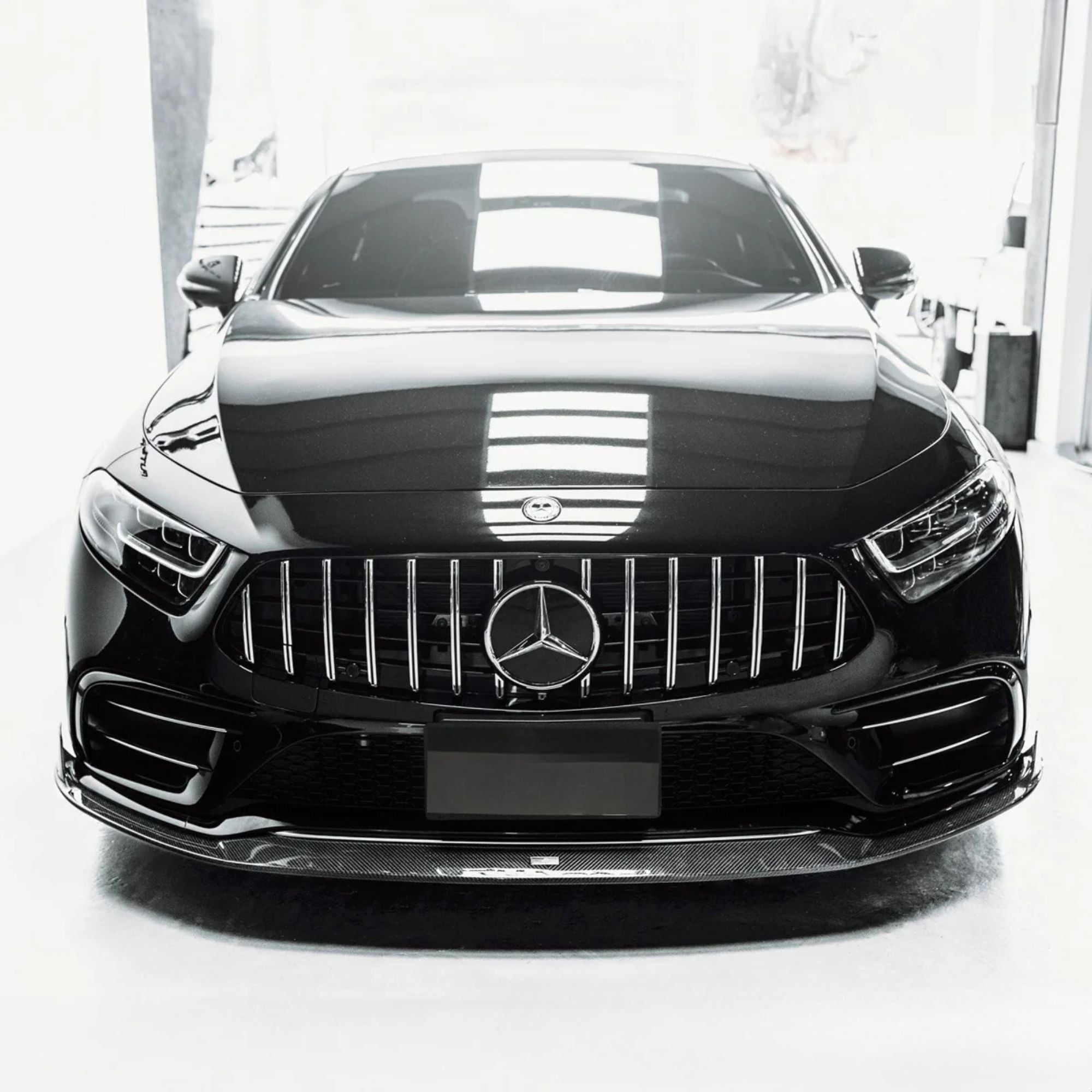 Mercedes CLS C257 Gloss Black Panamericana GT Style Grill (2019-2023)