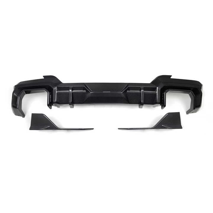 BMW X3 G01 LCI M-Sport Pre-Preg Carbon Fibre Aggressive Rear Diffuser By Sooqoo (2021+)