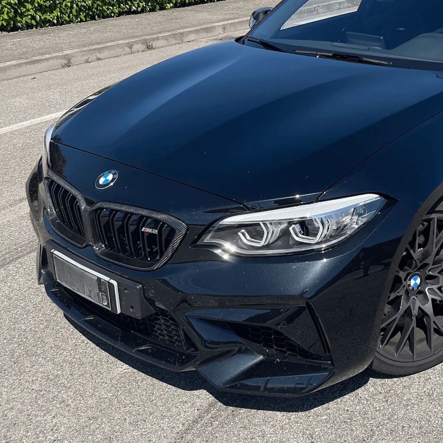 BMW M2 F87 Competition Carbon Fibre Double Slat Front Grills (2018-2020)