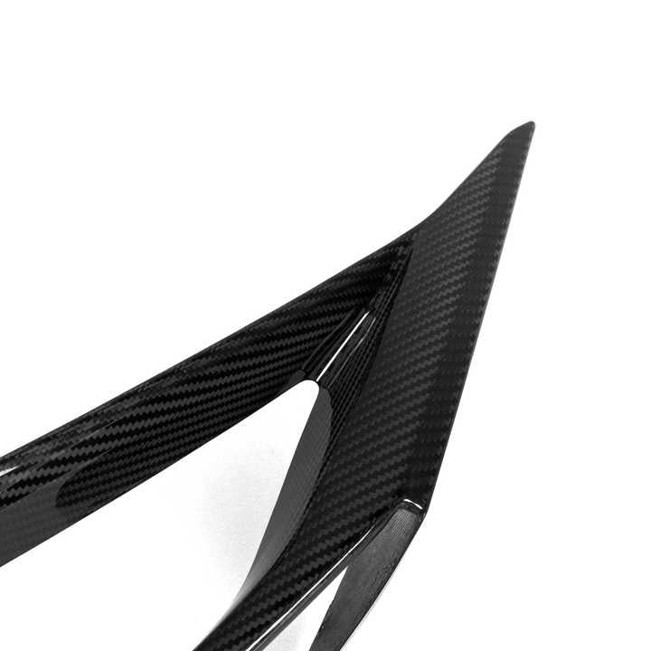 BMW X3M F97 X4M F98 LCI Pre-Preg Dry Oem Style Carbon Fibre Front Bumper Inserts By OPTIC (2022+)