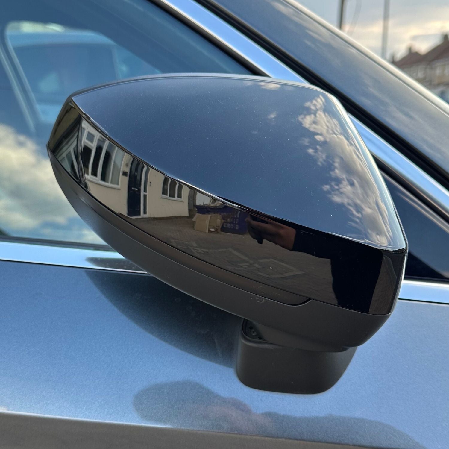 Gloss Black Mirror Covers For AUDI A3/S3 8V (2012-2020)