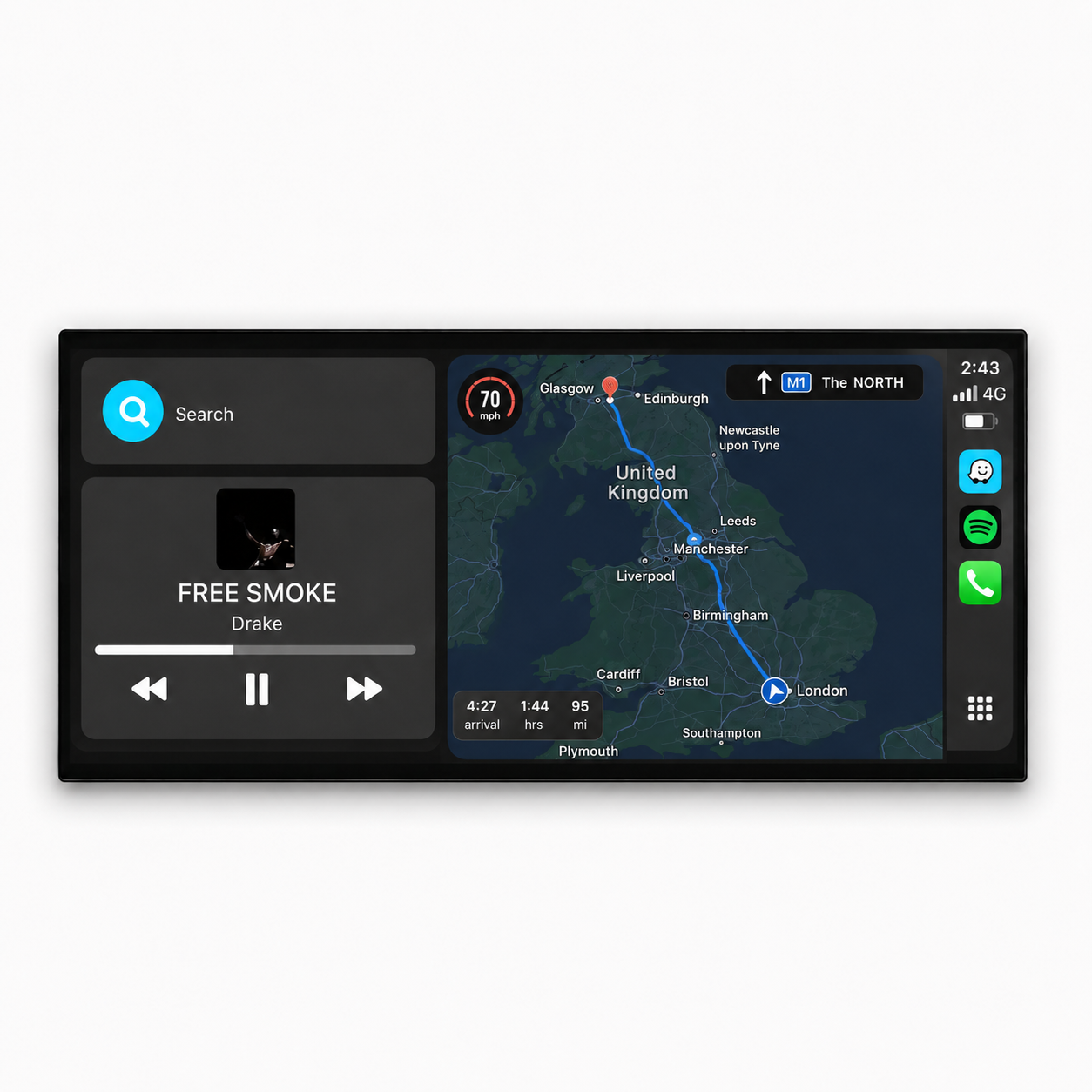 Audi A3/S3/RS3 8V | 12.3" Apple CarPlay/Android Auto Touchscreen Display | (2013-2020)