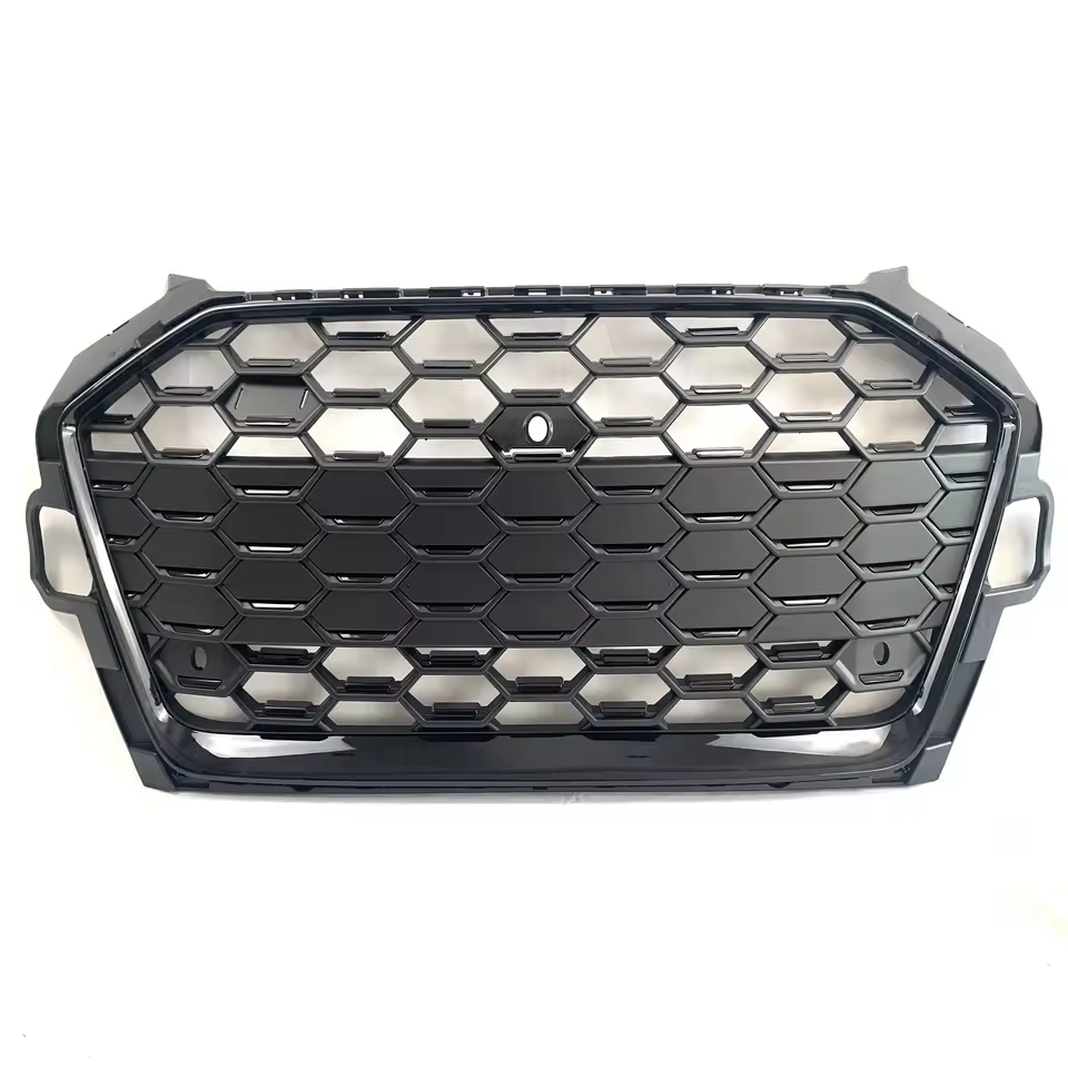 Audi A4/S4 B9.5 RS4 Style Gloss Black Honeycomb Grill (2020-2024)