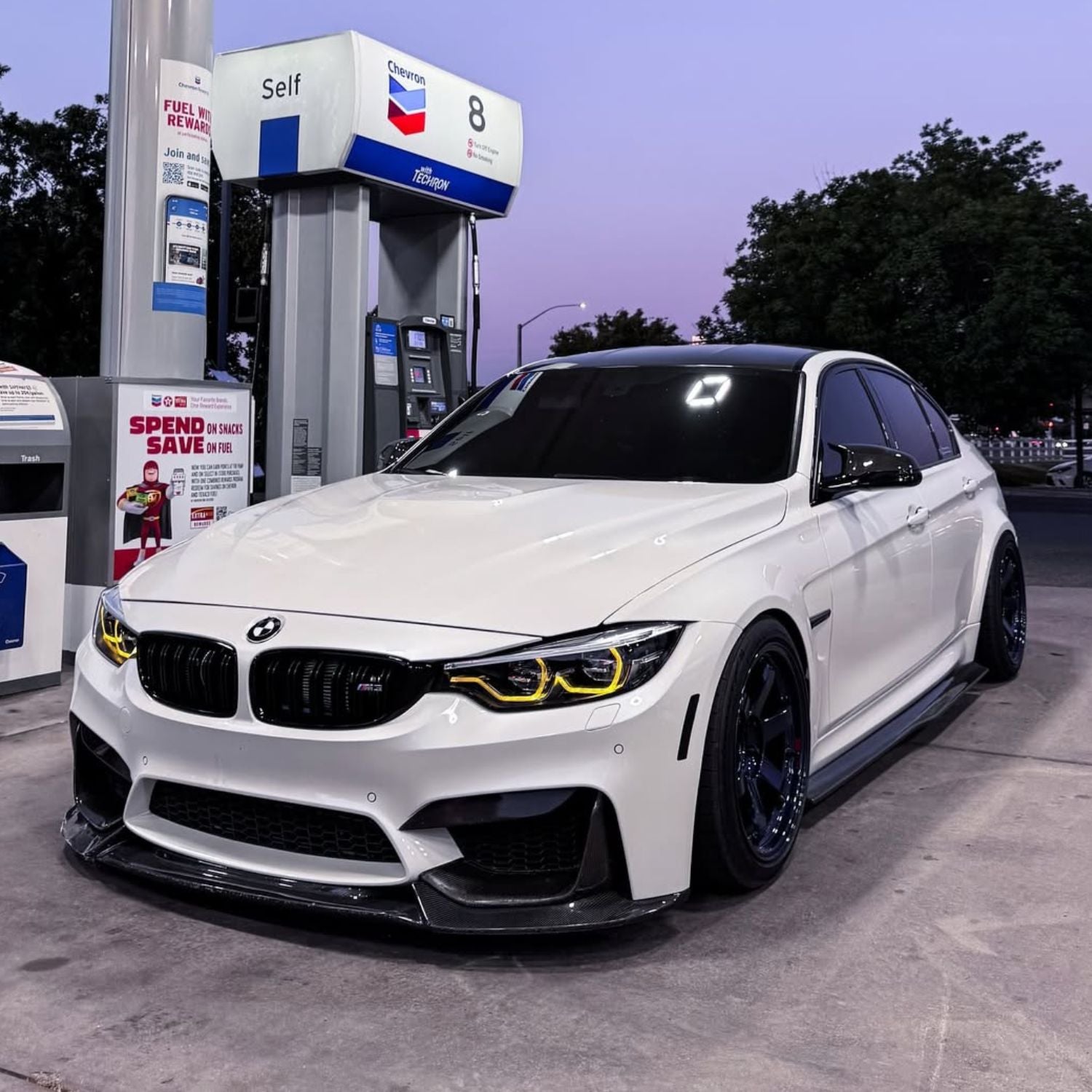 CSL Style Yellow DRL LED Lights Module Set For BMW M3 & M4 (F80/F82/F83)