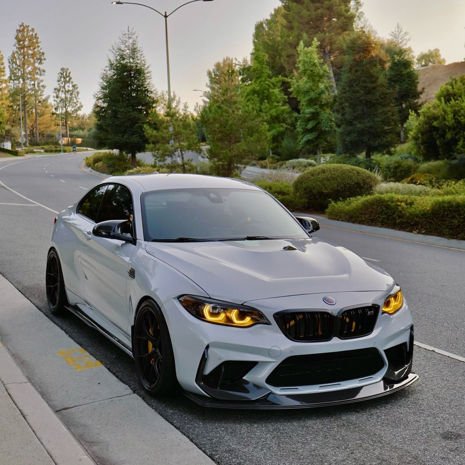 CSL Style Yellow DRL LED Lights Module Set For BMW 2 Series & M2 (F87/F22/F23)