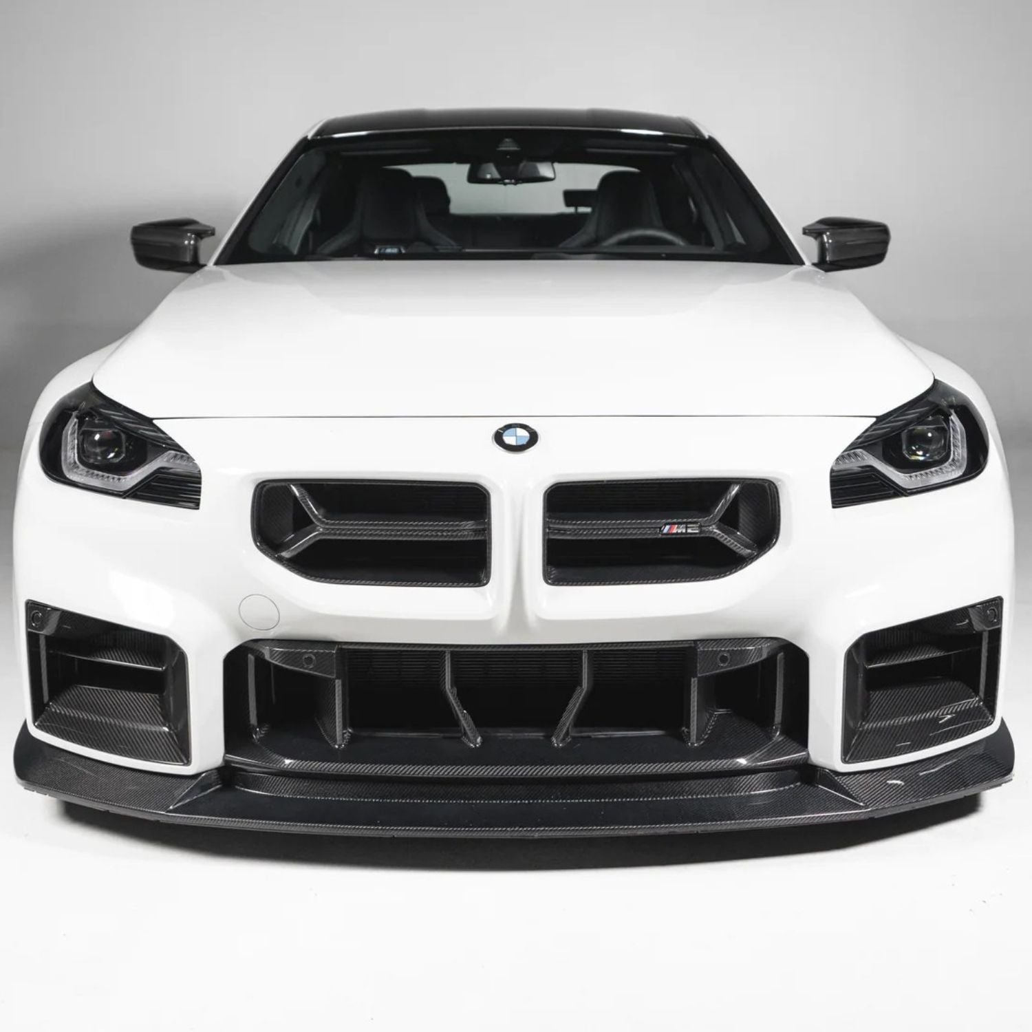 BMW M2 G87 Pre-Preg Dry Carbon Fibre Front Bumper Lower Grill Kit By OPTIC (2023+)